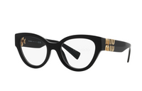 MIU MIU Logo plaque Round frame Glasses