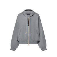 LOUIS VUITTON Monogram Accent Knit Hoodie