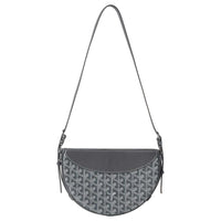 GOYARD Canvas With Calfskin Swift Bag Shoulder Bags Unisex Gray