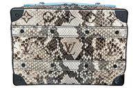 LOUIS VUITTON Trunk Python Skin Soft Box Small Square Bag Shoulder Bag Crossbody Bag Regular Unisex Multicolor