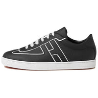 HERMES Boomerang Low Top Skateboard Shoes Men's Black