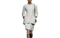 CHANEL 23 Spring Summer Coat Women's White