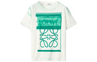 LOEWE FW22 Drop Shoulder Sleeve T-Shirt Women's White