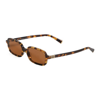MIU MIU Plate Frame Rectangular Sunglasses Women's Tortoiseshell