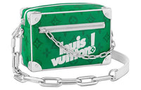 LOUIS VUITTON Mini Soft Trunk Monogram Green Crossbody Bag