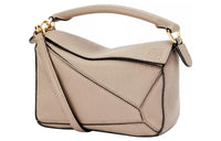 LOEWE Puzzle Cow Leather Geometric Puzzle Bag, Shoulder Bag, Crossbody Bag, Handbag Mini Women's Sand