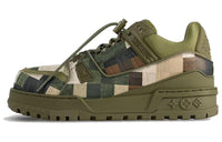 LOUIS VUITTON LV Trainer Maxi Sneaker Green Damoflage Damier