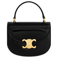 CELINE Besace Calfskin Handbag, Shoulder Bag, Crossbody Bag Mini Women's Black