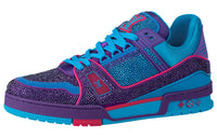 LOUIS VUITTON Trainers 'Blue Purple With Crystals'