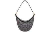 LOEWE Luna Shoulder Bag Anagram Jacquard Navy/Black