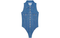 SAINT LAURENT Bodysuits Women's Blue