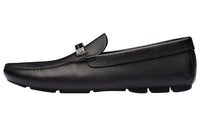 PRADA Logo Plaque Loafers
