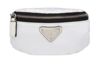 PRADA Fabric Wrist Bag Mini Women's White