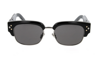 DIOR Acetate Irregular Shape Sunglasses Men's Black