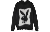 SAINT LAURENT 2010s X Playboy Logo print Sweater