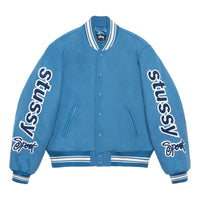 Stussy SS24 VARSITY Jacket 'Blue' 115748