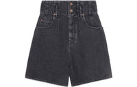CELINE SS22 Denim Shorts Women's Black