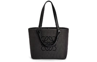 LOEWE Anagram Cow Leather Tote Bag, Shopping Bag, Handbag, Shoulder Bag Women's Black