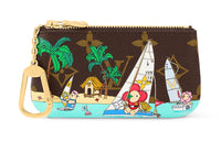 LOUIS VUITTON Key Pouch Dragon Fruit Pink