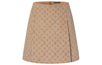 LOUIS VUITTON New Quarterly Products Of LV Casual Short Skirts Women's Khaki