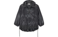 SAINT LAURENT Cassandre Logo embossed Hooded Raincoat