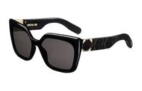 DIOR Injection Molded Irregular Shape Sunglasses Women's Black