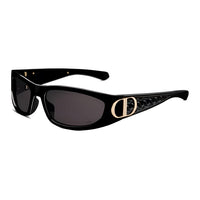 DIOR Irregular Shape Sunglasses Unisex Black