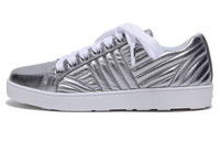 PRADA Leather Sneakers 'Silver' Women's