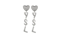 SAINT LAURENT Branded Clip on Earrings