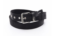 DIOR Leather Belts Men's Black Width 3.5CM
