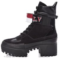 LOUIS VUITTON Laureate Platform Desert Boots 'Black' Women's