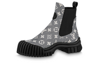 LOUIS VUITTON Short Chelsea Boots Women's Gray