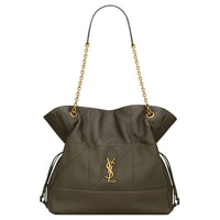 SAINT LAURENT Jamie Sheepskin Tote Bag, Shopping Bag, Shoulder Bag Women's Light Musk