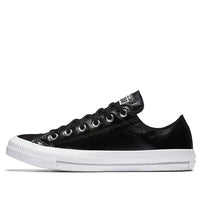 (WMNS) Converse Chuck Taylor All Star Patent Low 'Black' 558002C