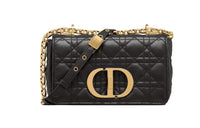 DIOR Caro Soft Cow Leather Crossbody Bag, Shoulder Bag Women's Black