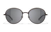 CHANEL Sunglasses Unisex Gray