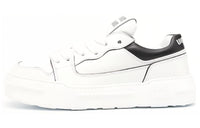 MIU MIU Low Top Stylish Skateboarding Shoes Women's White Black