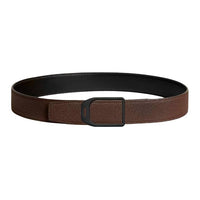 HERMES Calfskin Leather Belts Men's Chocolate Width: 3.8CM