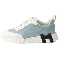 HERMES Bouncing Low-Top Casual Shoes Women's Blue