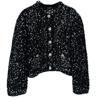 CHANEL Jackets Coats Women's Black