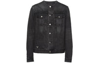 PRADA Triangle logo Denim Blouson Jacket