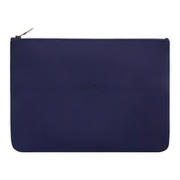 HERMES Neobain Polyamide Clutch Large Size Women's Marine Blue