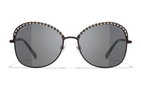 CHANEL Sunglasses Unisex Black