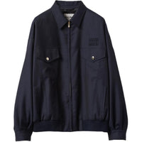 MIU MIU Batavia Wool Bomber Jacket