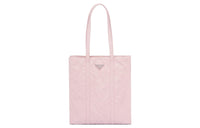 PRADA Soft Sheep Leather Tote Bag, Shopping Bag, Handbag Trumpets Women's Pink
