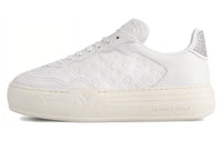 LOUIS VUITTON Low-Top Skateboard Shoes Women's White