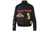 LOUIS VUITTON X Nba Logos Leather Hero Jacket