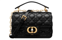 DIOR Calfskin Shoulder Bag, Crossbody Bag, Handbag Small Size Women's Black