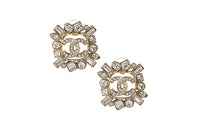 CHANEL Stud Earrings Women's Gold