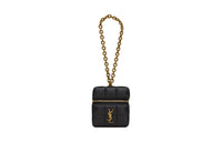 SAINT LAURENT Sheepskin Coin Purse Mini Women's Black